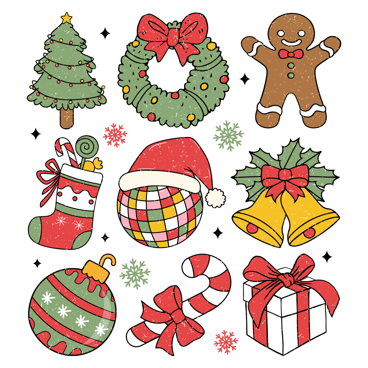 Christmas DTF Designs